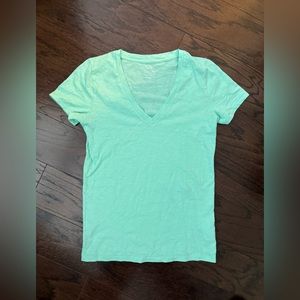 NWT J. Crew Factory V Neck Slub Cotton Tee